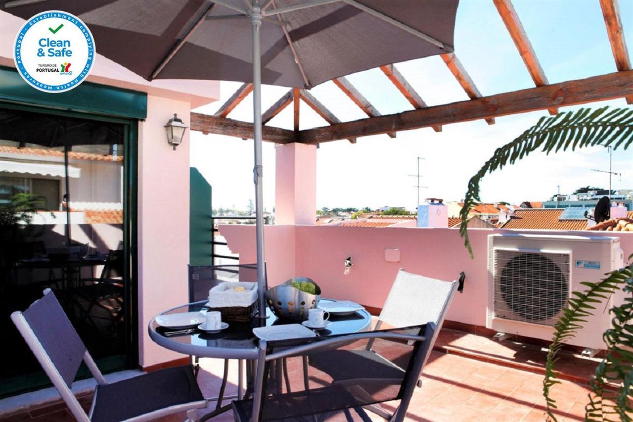 Wondrous Terrace Apartment In Cascais Center Exteriör bild